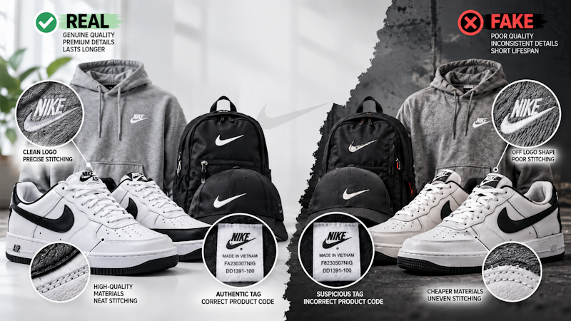 How to Spot Fake Nike Products