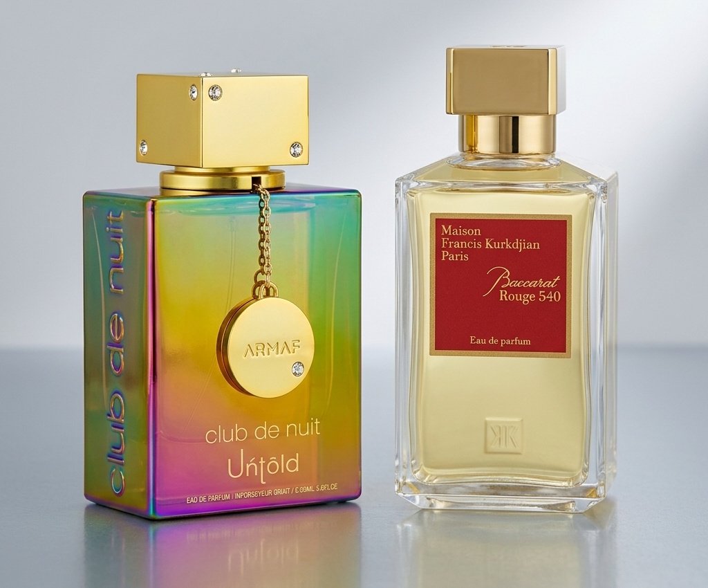 Expensive perfumes and affordable alternatives
